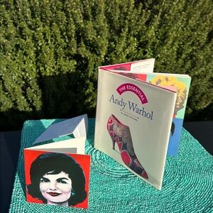 Andy Warhol Art Book & Card Set-brand new, never used, vintage.